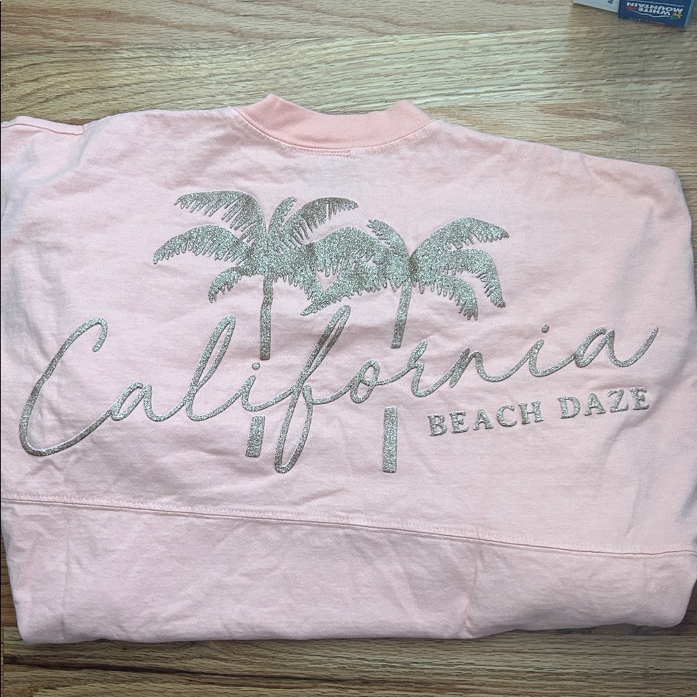 Pink California Beach Daze Kids Shirt